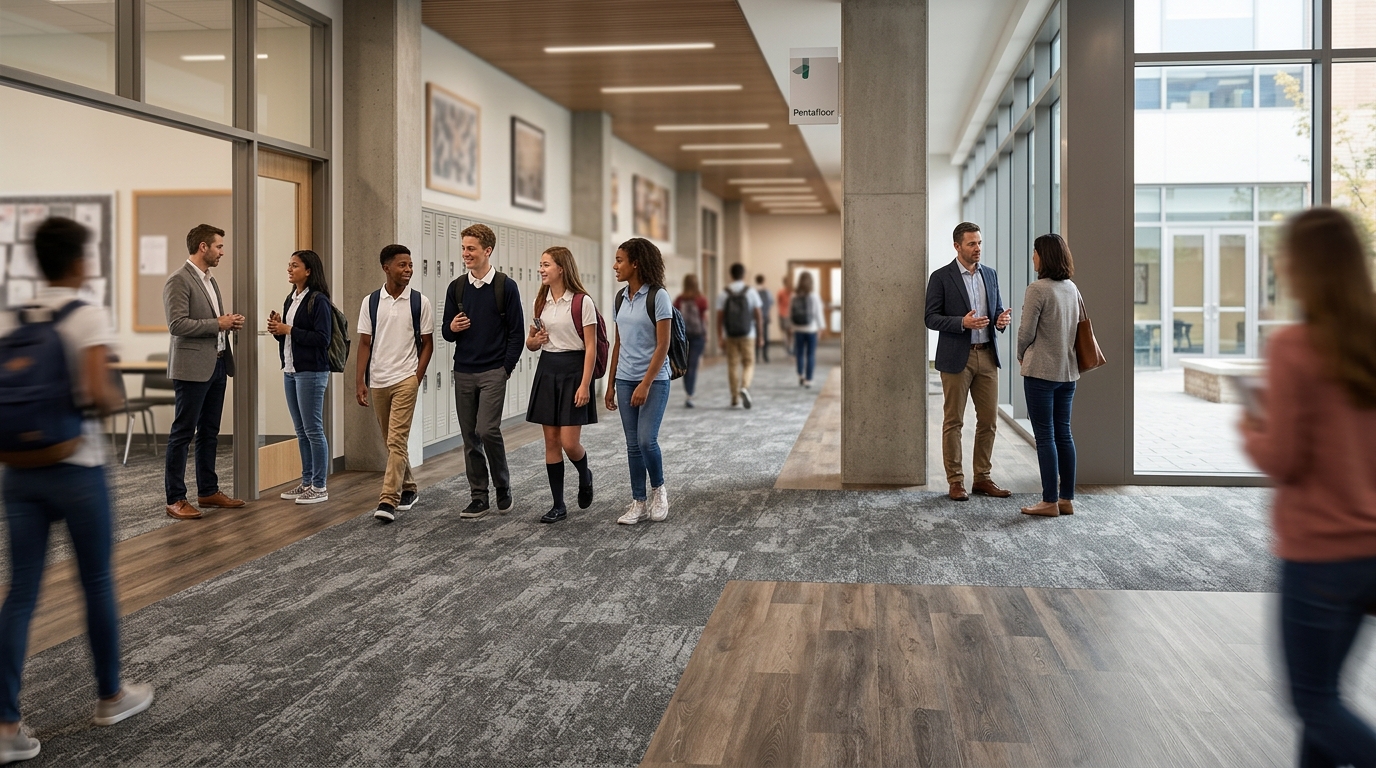 Best Flooring for High-Traffic Commercial Spaces: Schools &