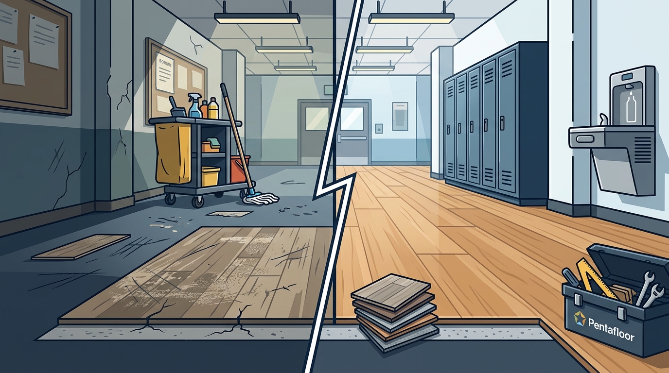 Best Flooring for High-Traffic Commercial Spaces: Schools &