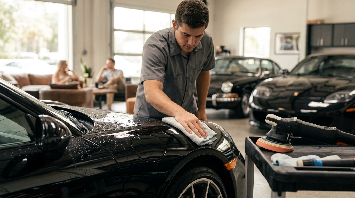 Regular Car Wash vs. Hand Detailing: The Real Difference