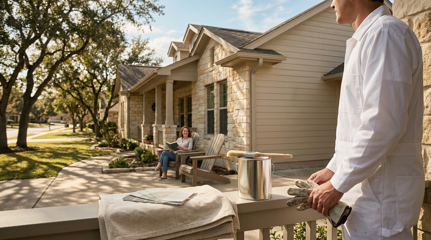 Best Time to Paint Exterior House in Texas | TX Lonestar