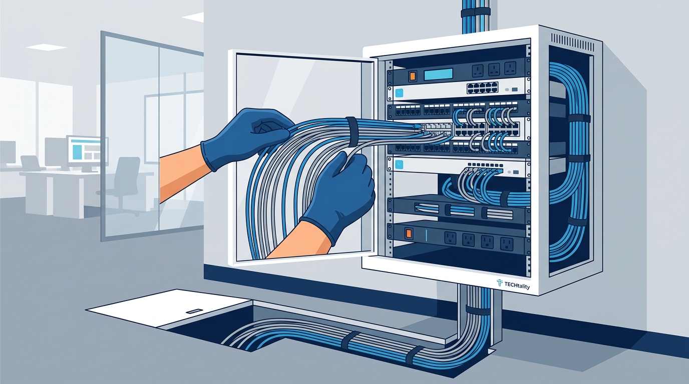 Improve Office Wiring for Network Stability | TECHtality