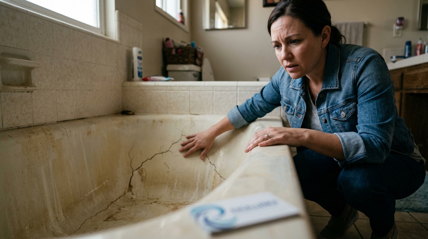 Who Repairs Cracked Fiberglass Tubs in Corona CA?