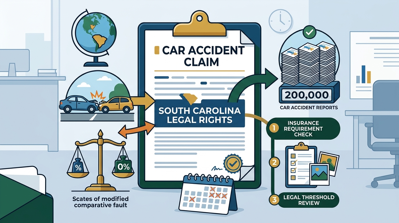Filing a Car Accident Claim in South Carolina: Your Legal Rights