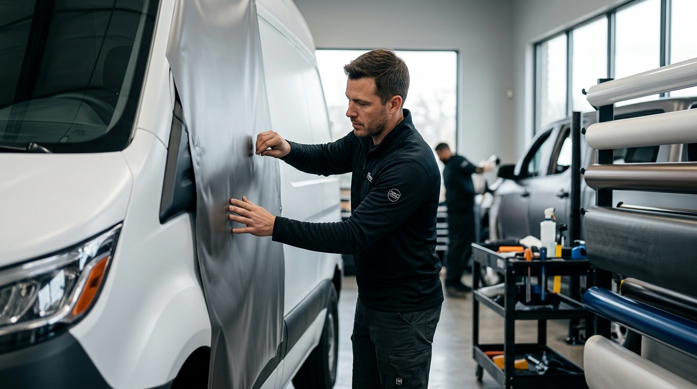 Choosing the Right Material for Commercial Vehicle Wraps