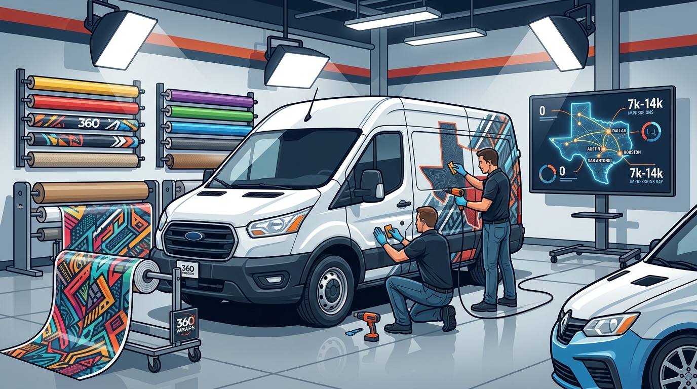Best Vehicle Wrap Services in Texas & USA | 360 Wraps