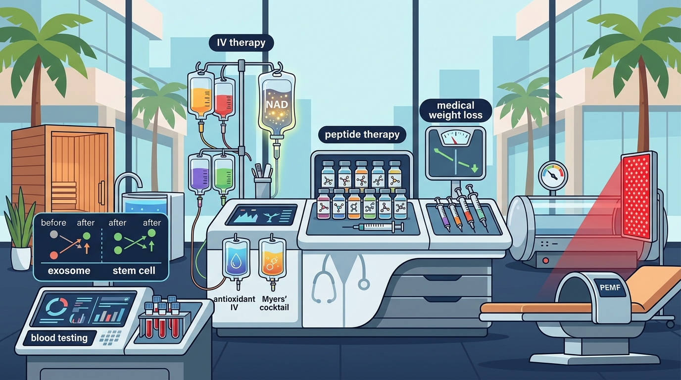 Doctor-Supervised Biohacking & Longevity in Brickell Miami