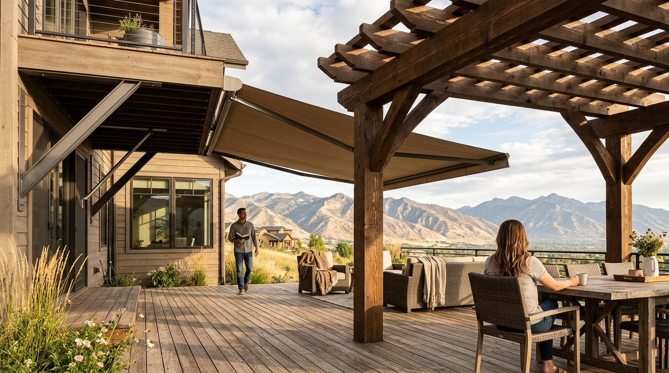 Pergola vs Awning vs Cantilever: Best Deck Cover for Utah