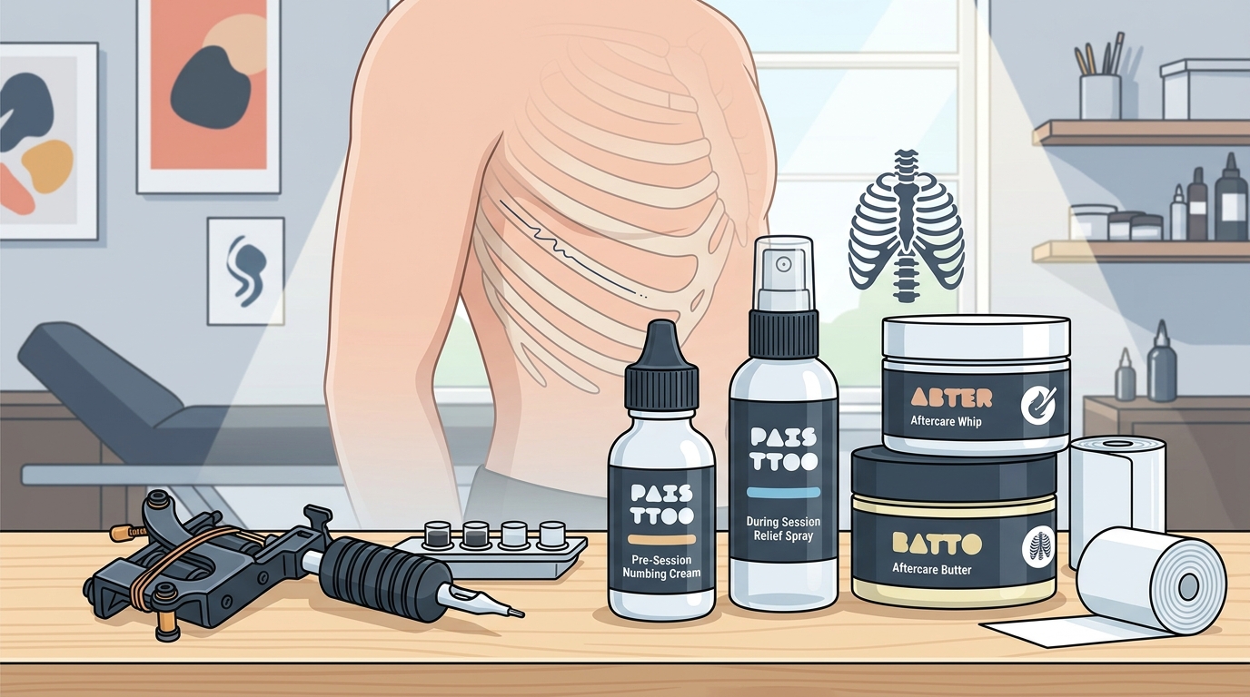 How to Reduce Pain During a Rib or Spine Tattoo