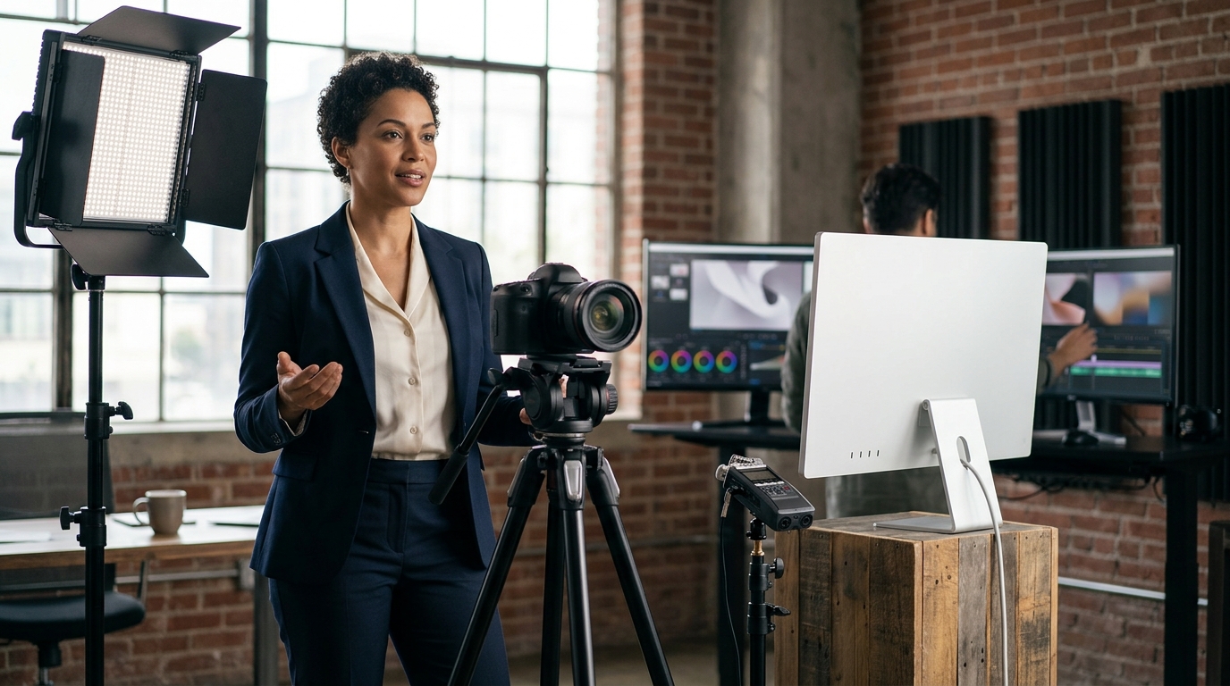 Video Content Creation & On-Camera Training for Entrepreneurs