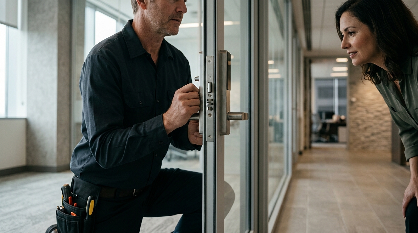 Can a Locksmith Repair High-Security Commercial Door Hardware?