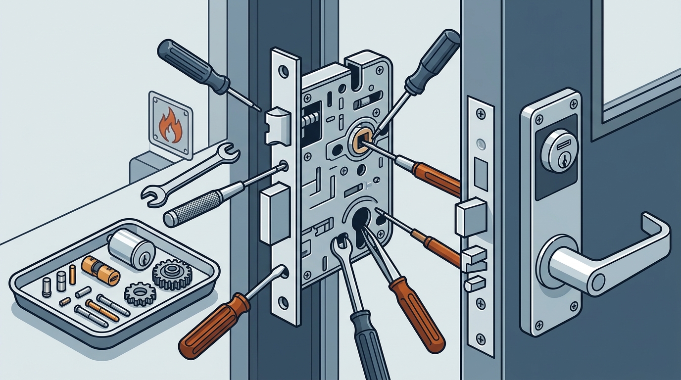 Can a Locksmith Repair High-Security Commercial Door Hardware?