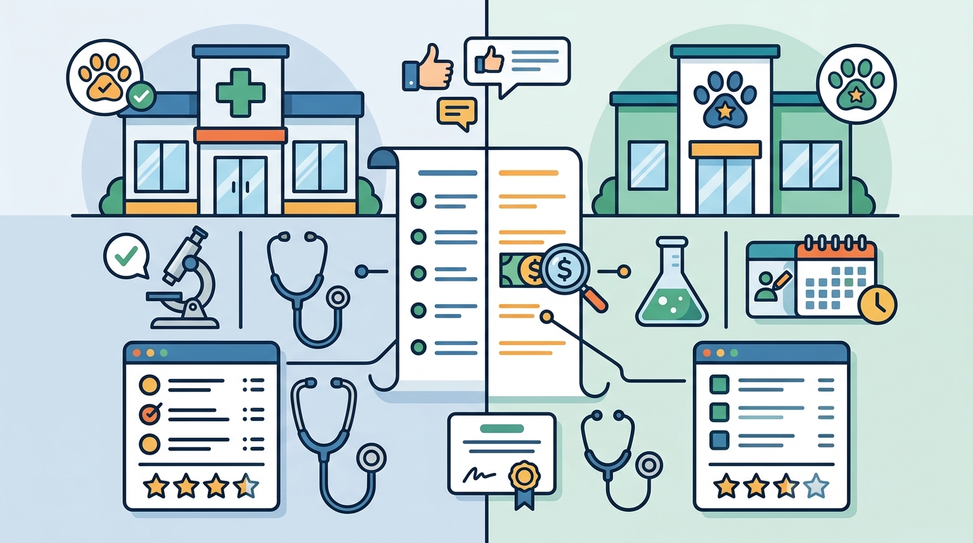 How to Compare Veterinary Clinics: A 2026 Pet Owner's Guide