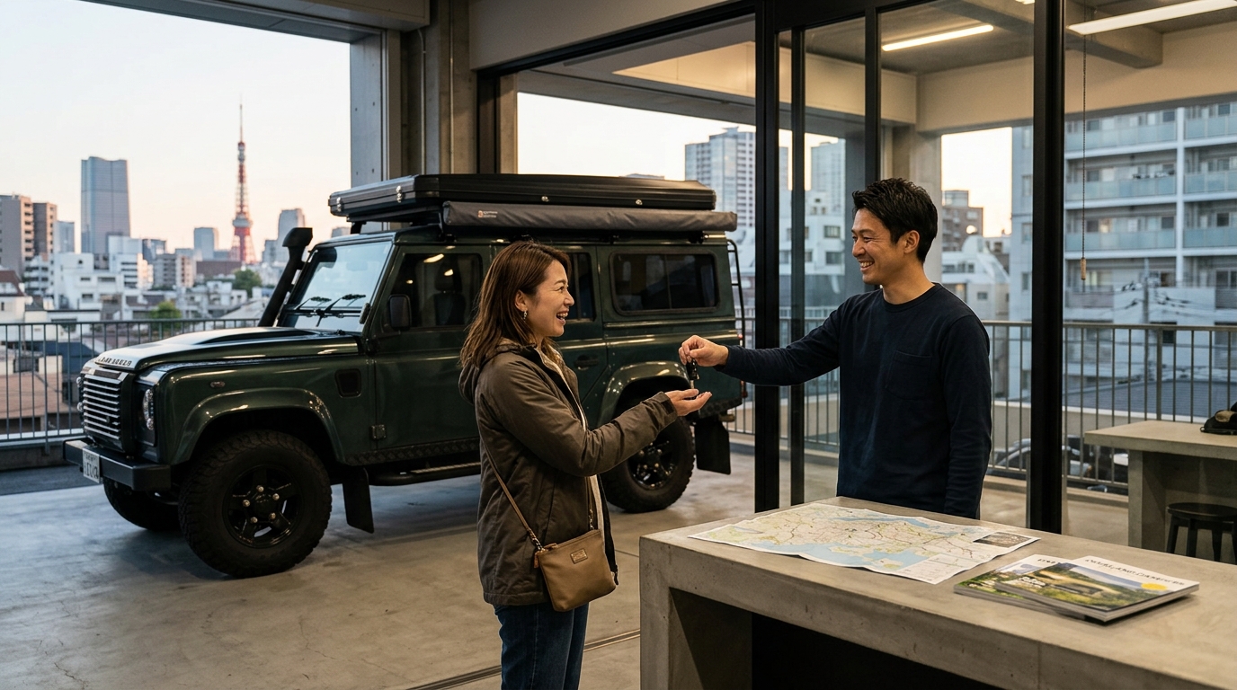 Pick Up a Camper Van in Central Tokyo: Overland Japan Guide