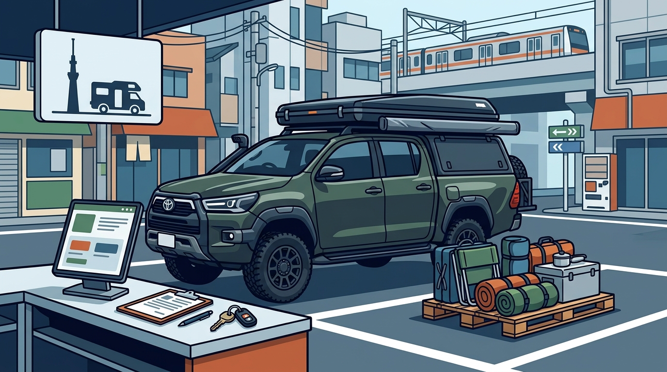 Pick Up a Camper Van in Central Tokyo: Overland Japan Guide