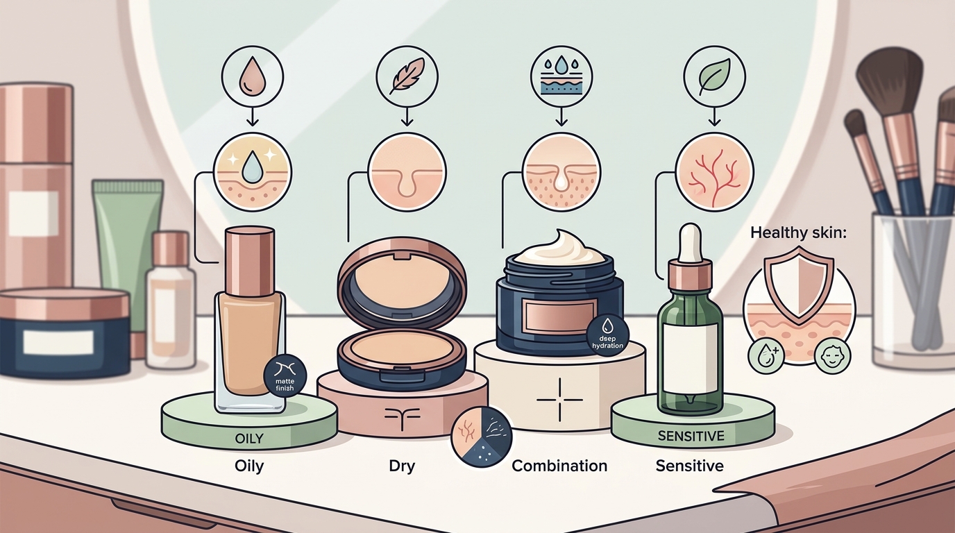 How to Choose Cosmetics for Your Skin Type: Expert Guide