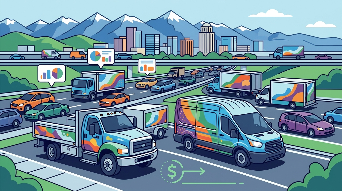 Commercial Vehicle Wraps in Salt Lake County | Summit Wraps