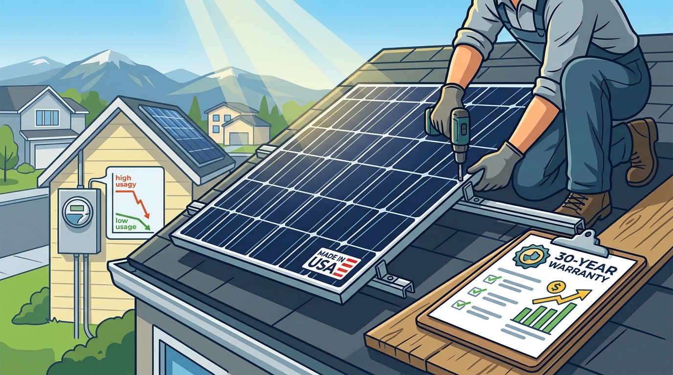 Installing American-Made Solar Panels: 30-Year Warranty Guide