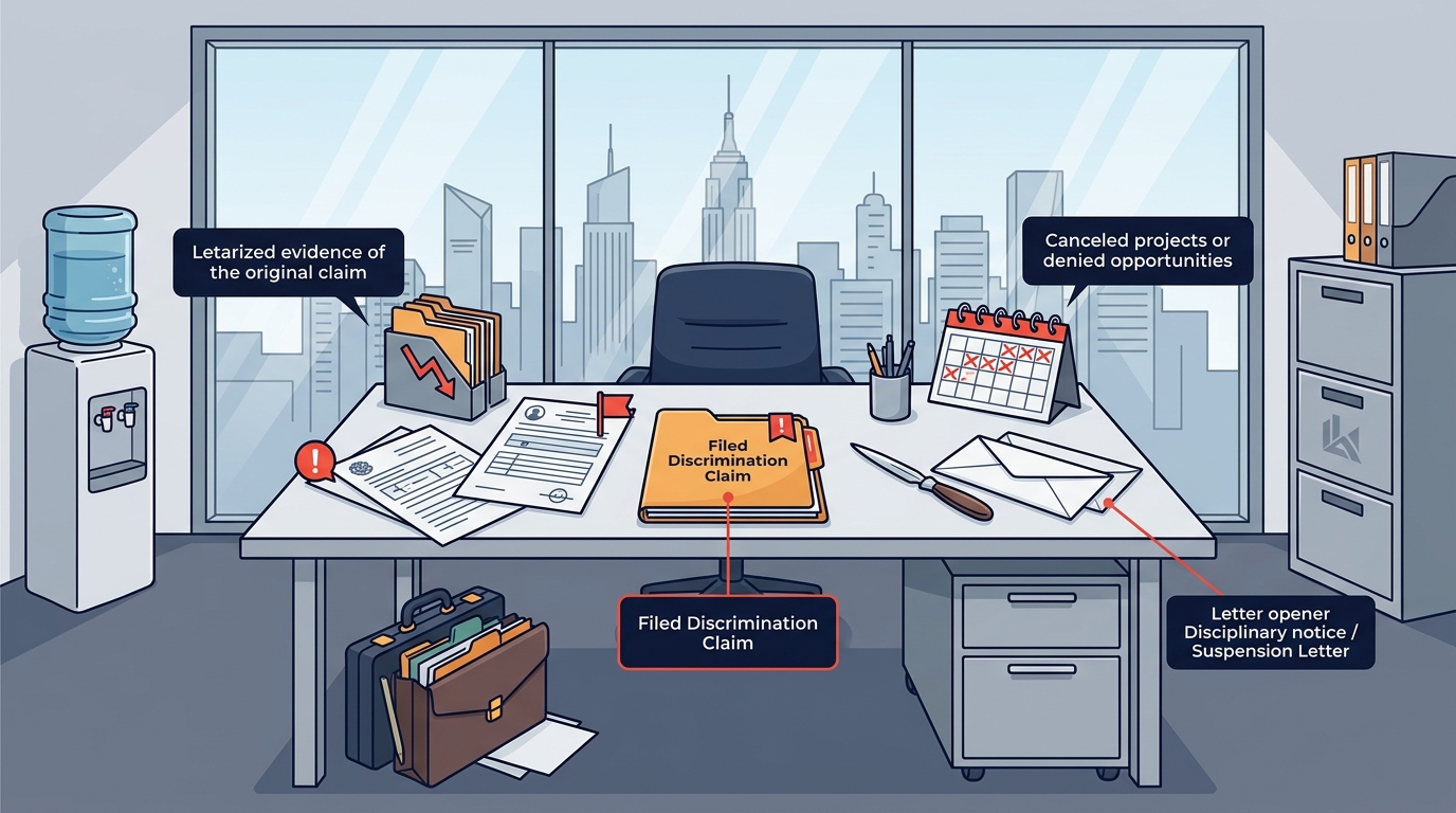 Employer Retaliation After Discrimination Claim: Legal Steps