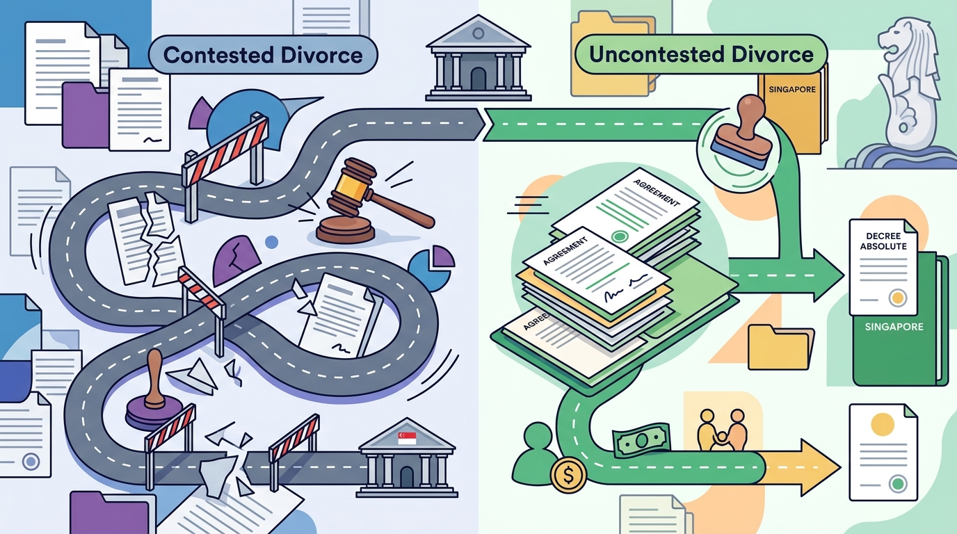 Contested vs Uncontested Divorce in Singapore: Legal Steps