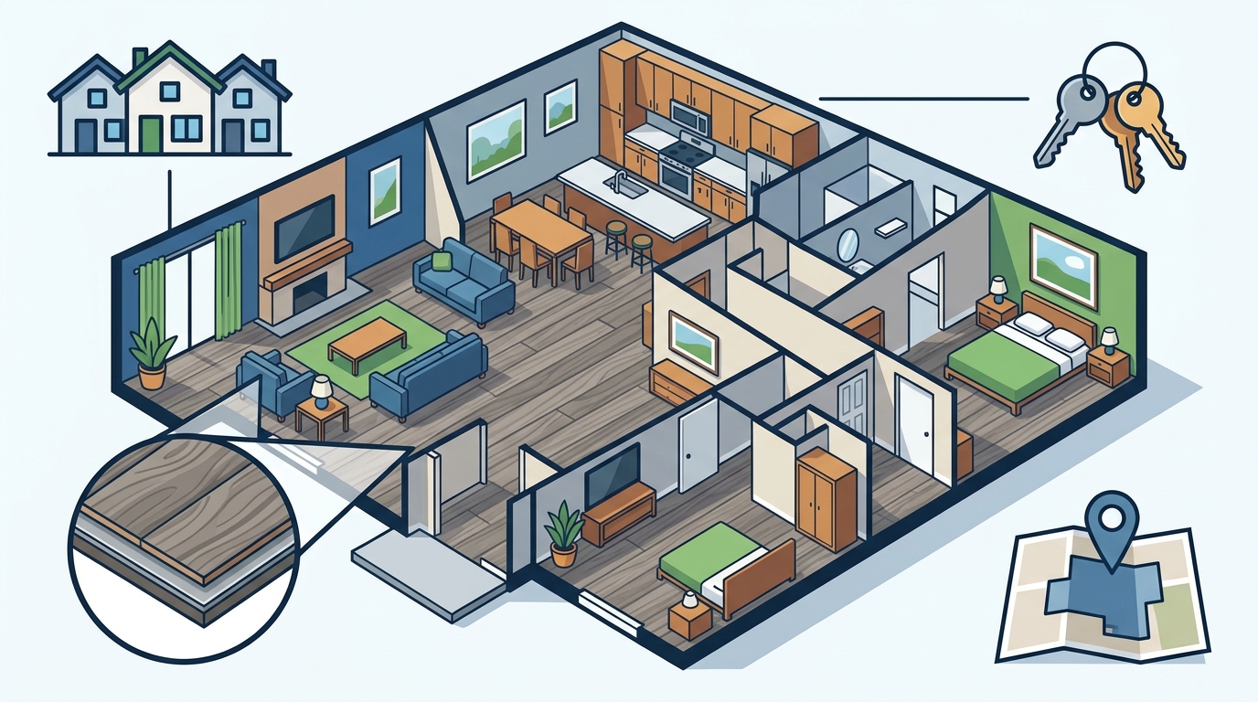 Find 3-Bedroom Townhomes with Vinyl Plank Flooring in 79382