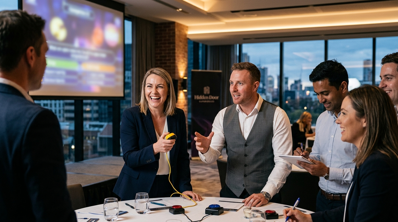 Corporate Game Shows vs. Outdoor City Scavenger Hunts for Team