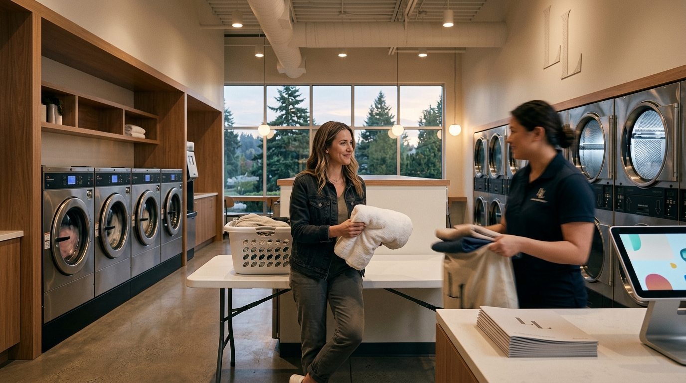 Best Full-Service Laundromat Near Shoreline WA | Lumin Laundry