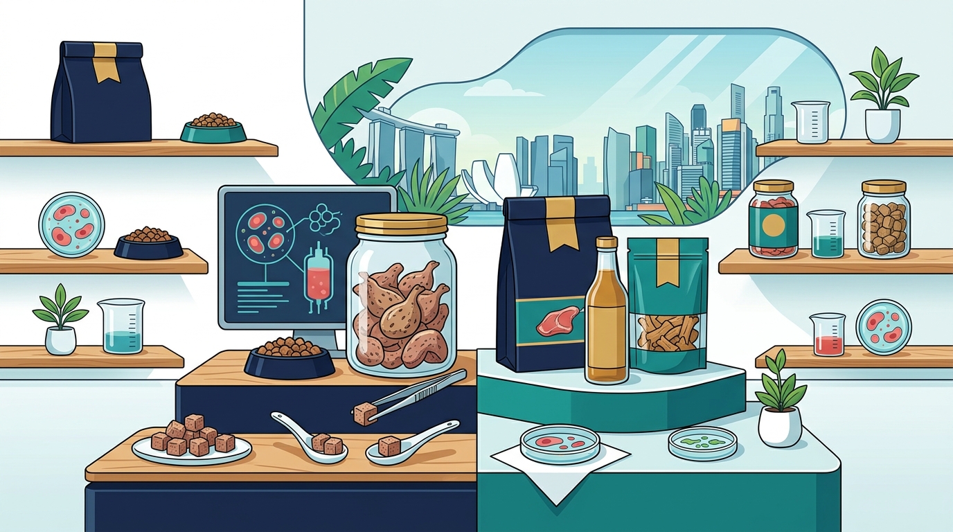 Healthy Pet Food in Singapore: Cultivated Meat & Natural Options
