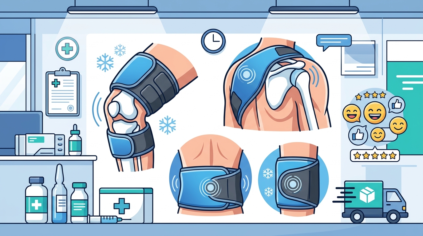 Compression Ice Wraps for Pain Relief: Body Parts Guide