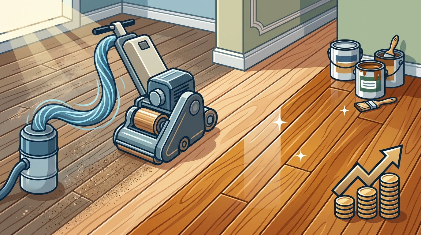 Benefits of Professional Hardwood Flooring Sanding and Refinshin