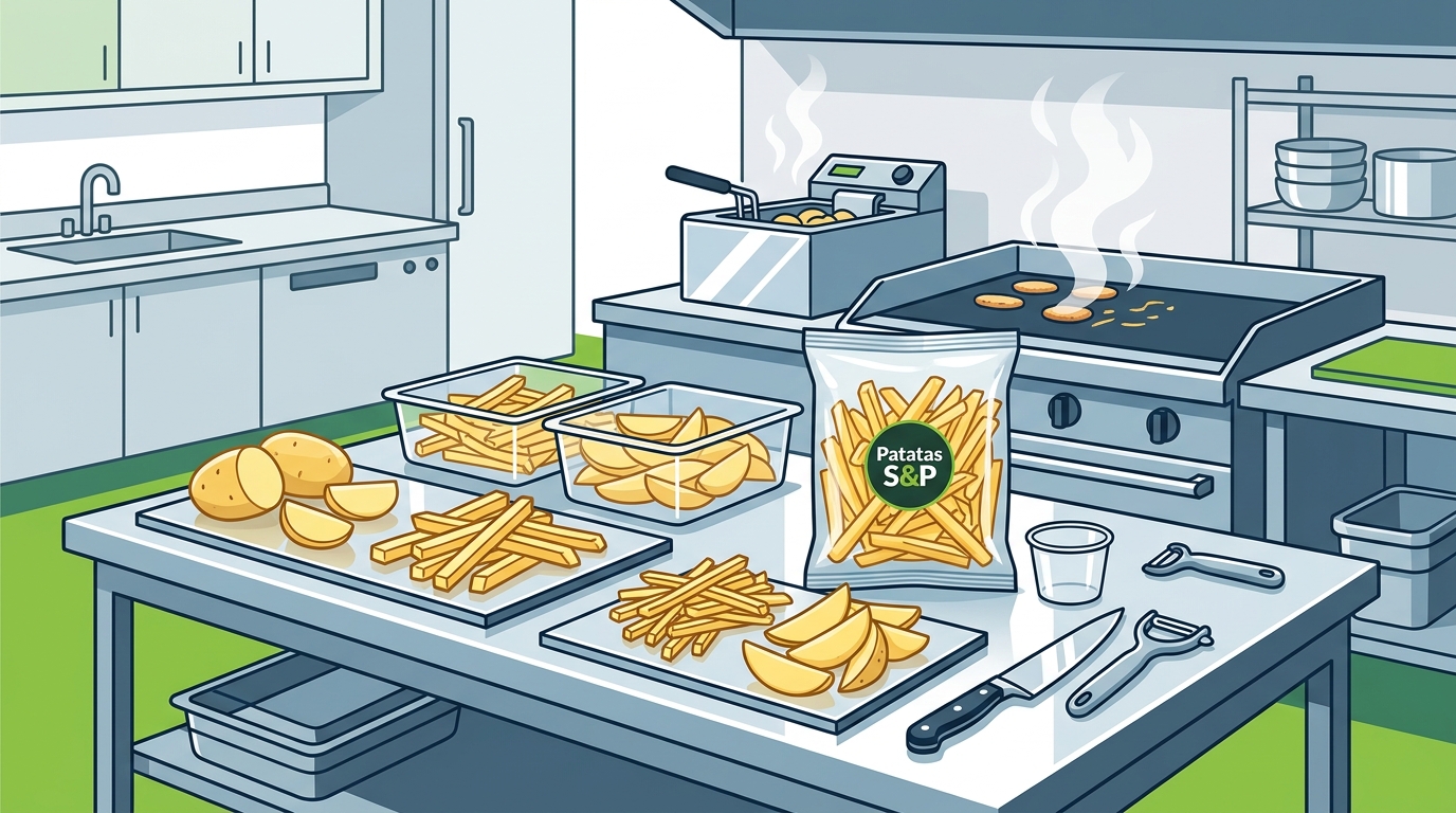 Free Pre-Cut Potato Samples for Restaurants | Patatas S&P