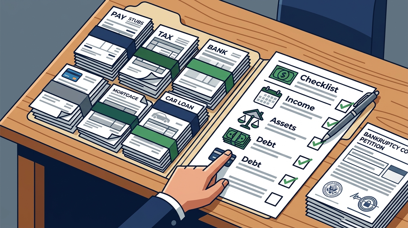Documents Needed to Start a Bankruptcy Case: Complete Checklist