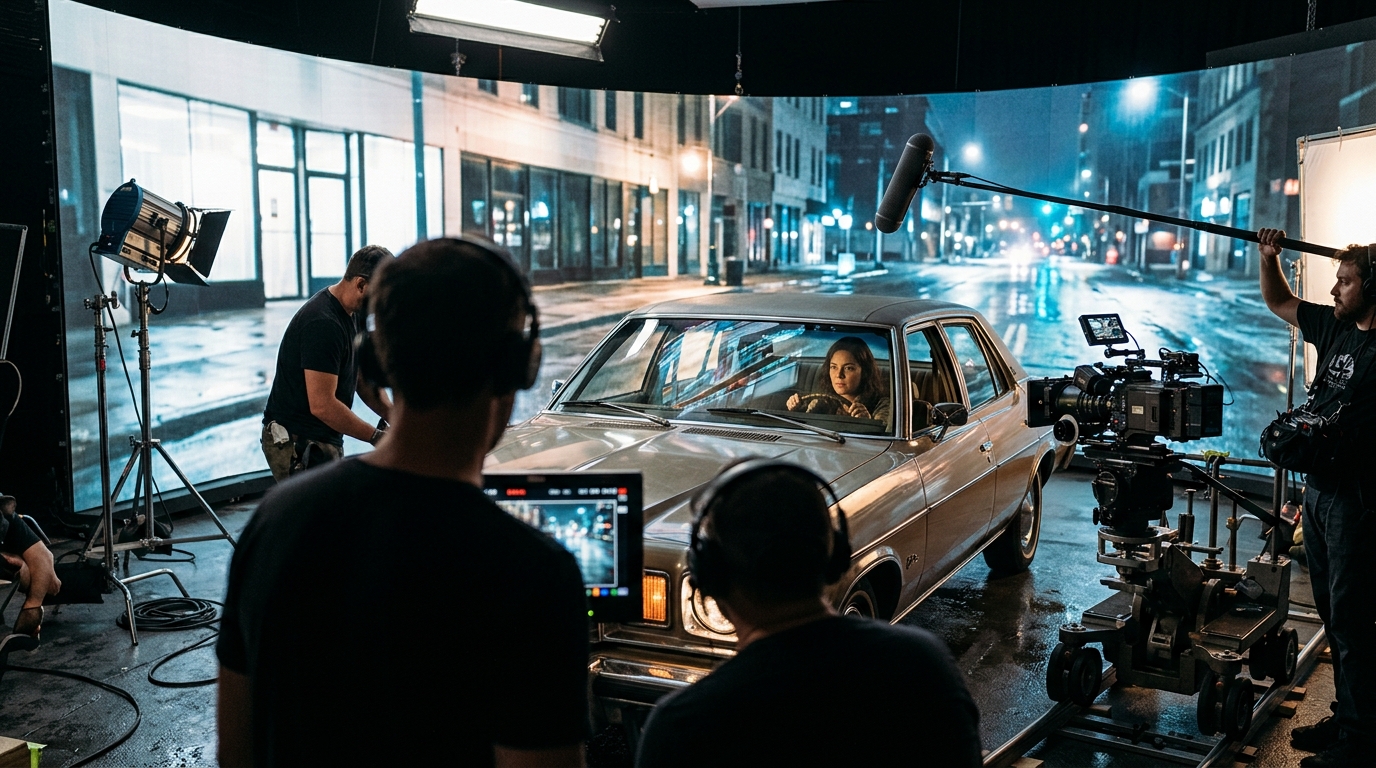 Shoot Car Scenes Without a Process Trailer: LED Volume Guide