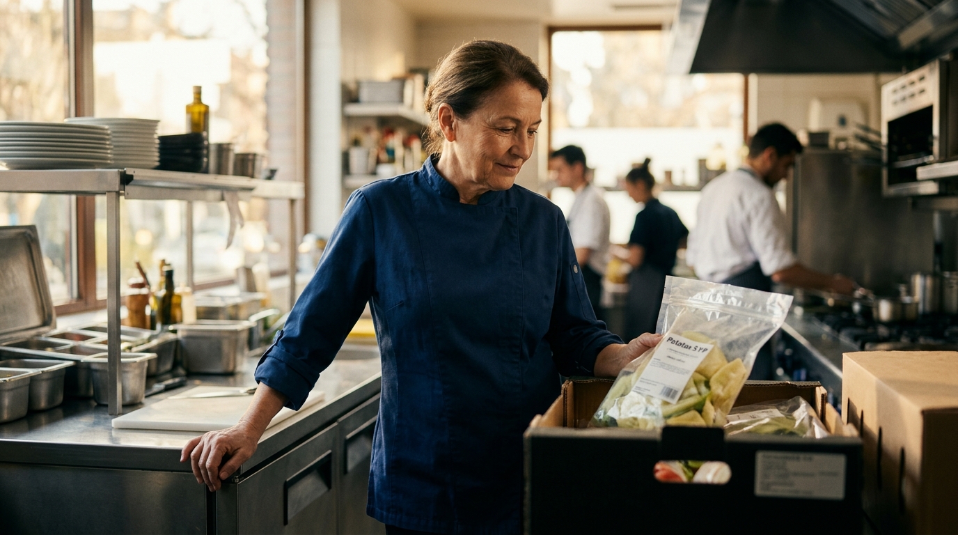 How Restaurants Save Time on Peeling and Cutting Potatoes