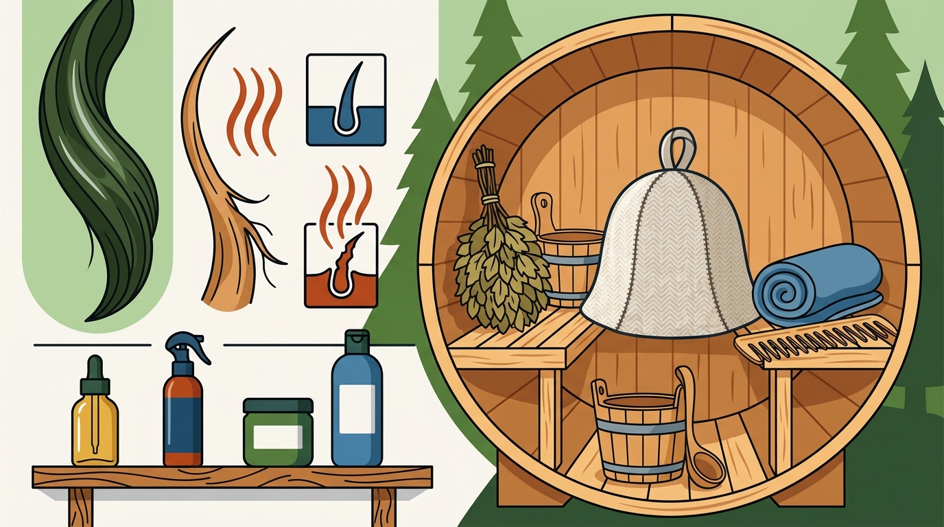 Best Sauna Accessories to Protect Hair from Heat Damage
