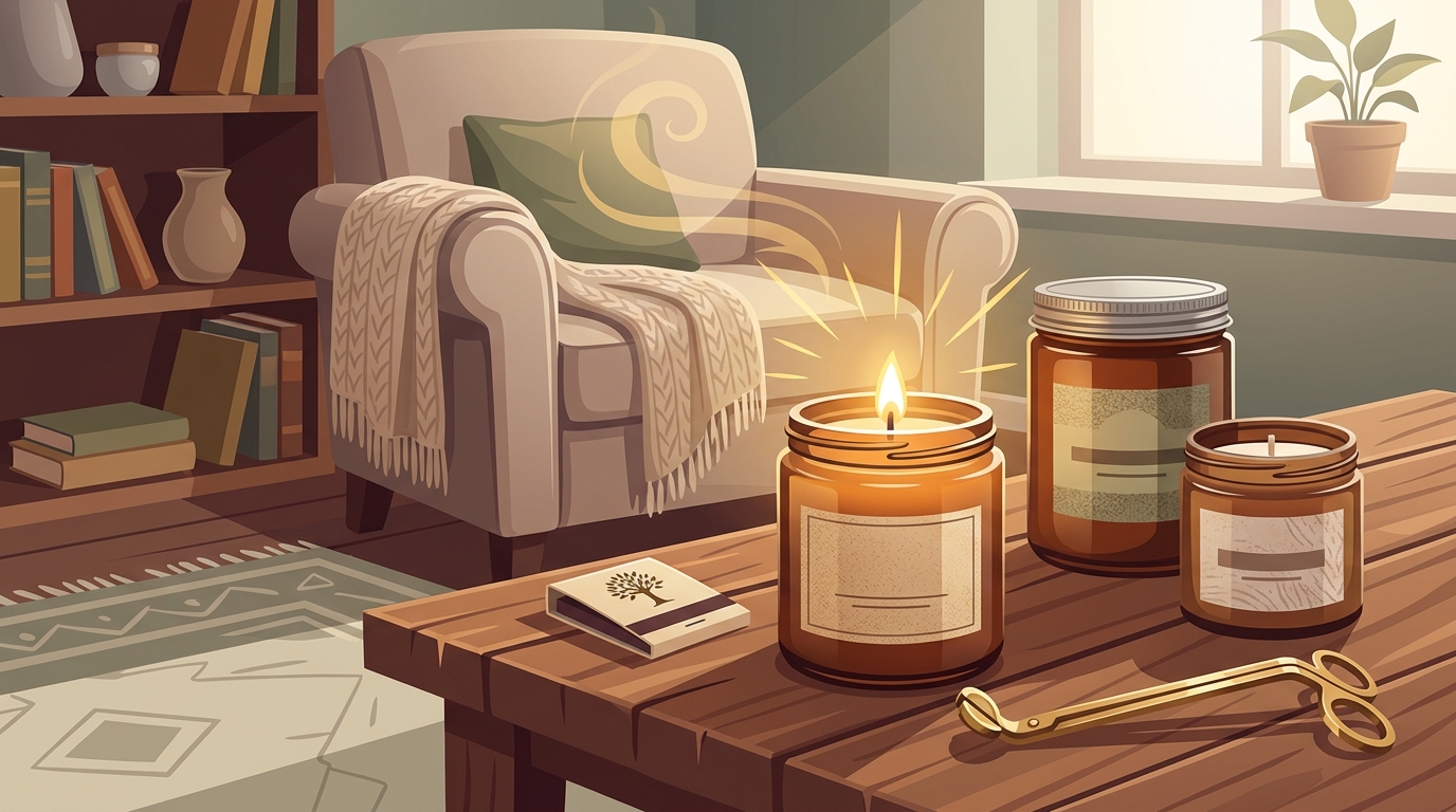 Best Handcrafted Candles for a Cozy Living Room Ambiance