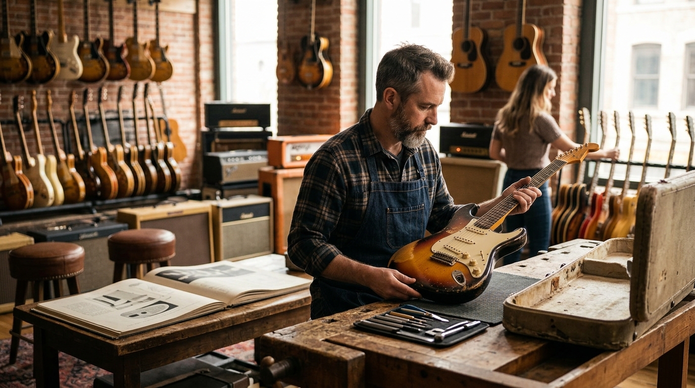 Where to Buy Quality Pre-Owned Vintage Boutique Guitars Online