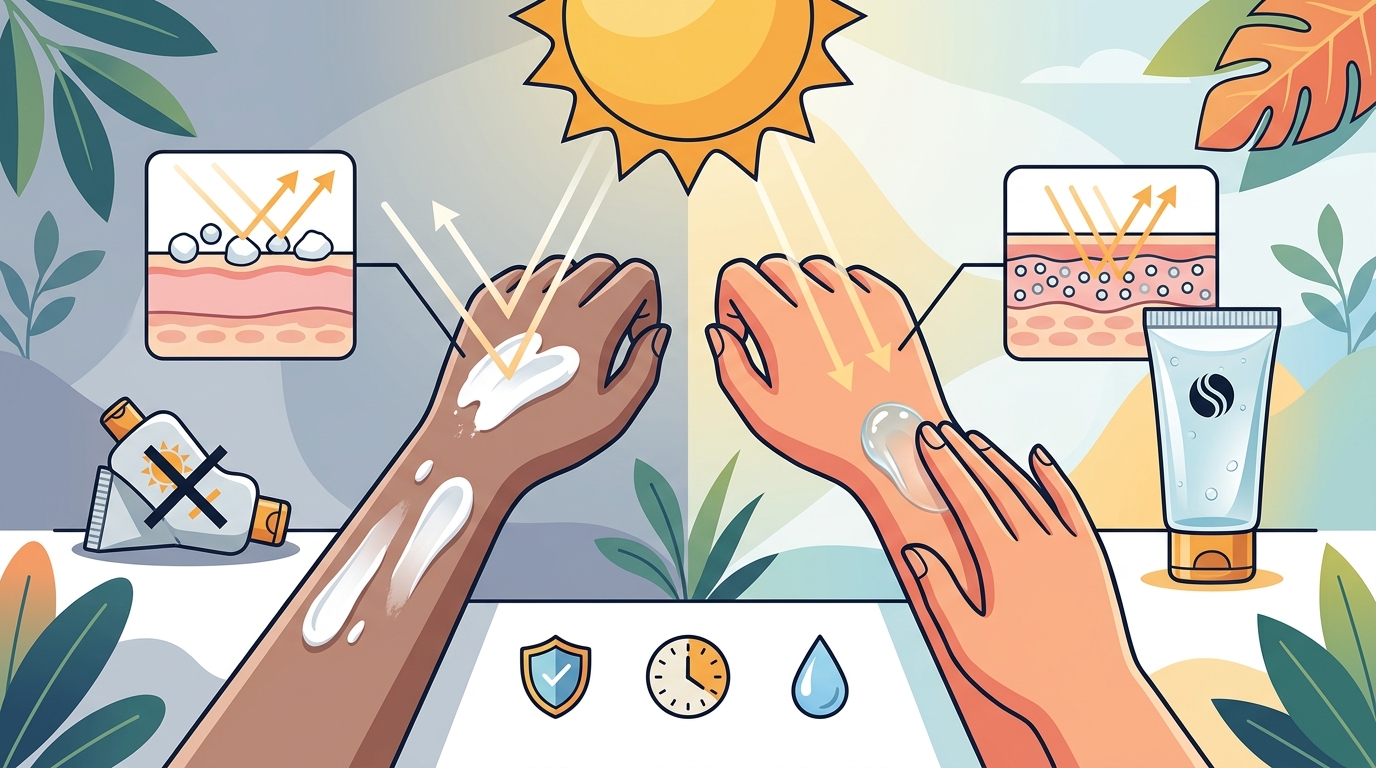 Best Clear Gel Sunscreens for No White Cast