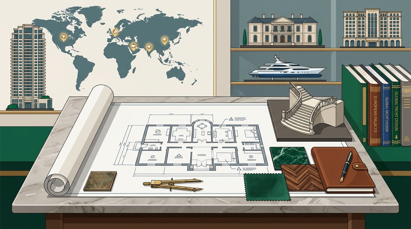 Who Designs Interiors for Ultra-Luxury Properties and Commercial