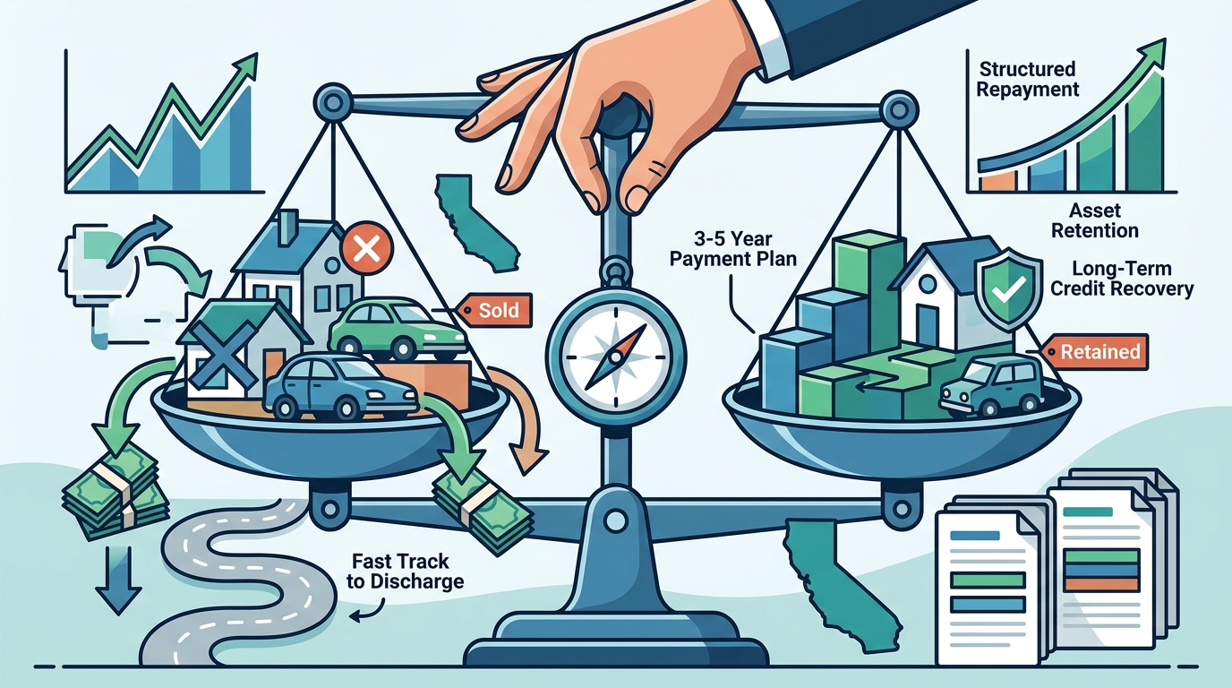 Chapter 7 vs Chapter 13 Bankruptcy: Key Differences Explained