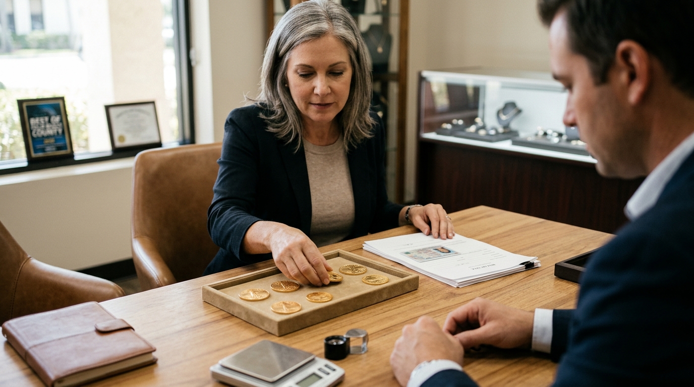 What Documents Are Needed to Sell Gold Coins Locally?