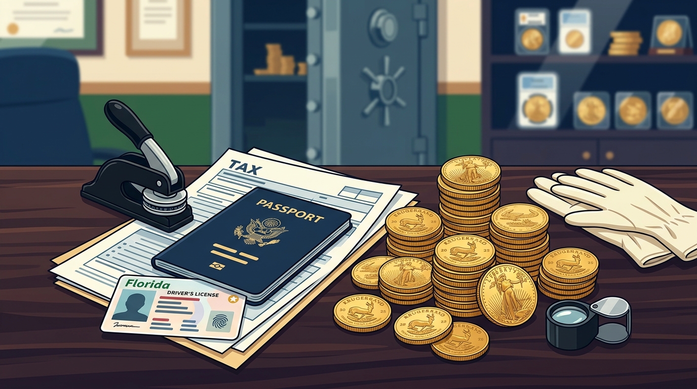 What Documents Are Needed to Sell Gold Coins Locally?