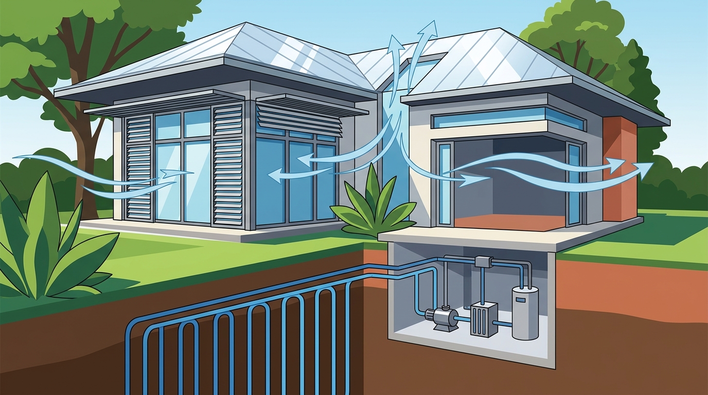 Passive Cooling & Geothermal Systems for Modern Luxury Homes