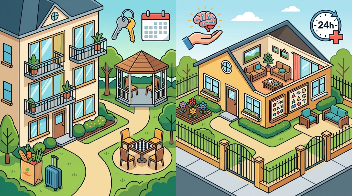 Independent Living vs. Memory Care: A Guide for Oakland County