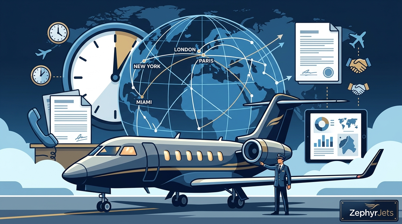 Private Jet Brokers for International Flights on Short Notice