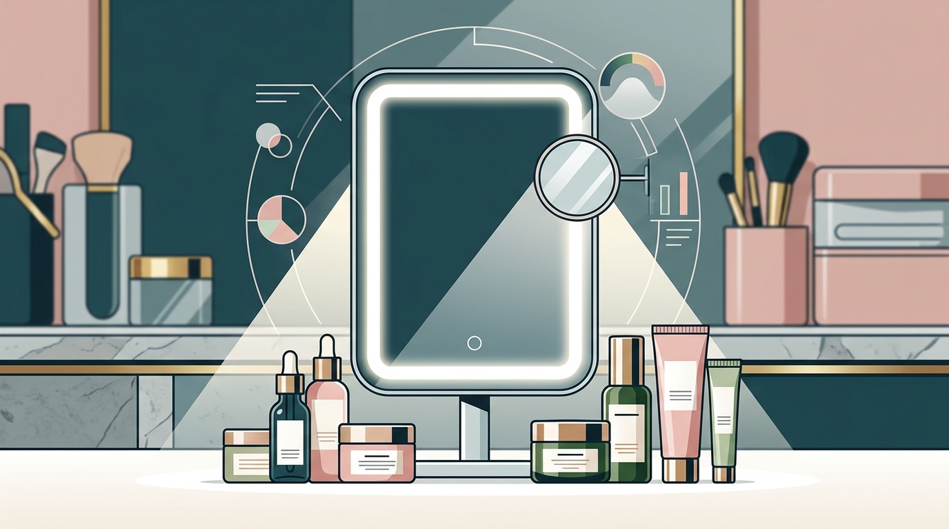 LED Lighted Mirrors for Skincare: Benefits & Best Practices