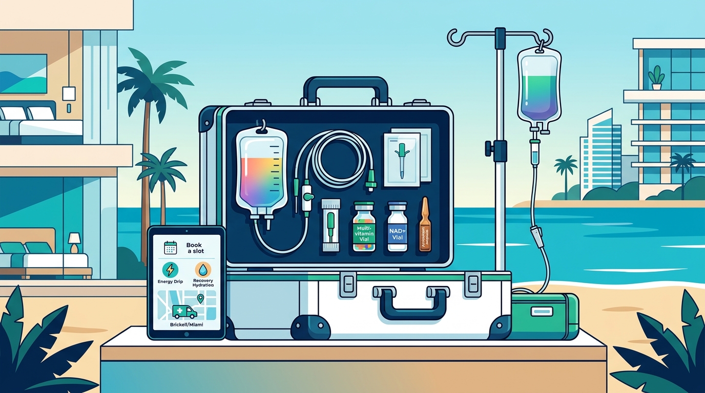 Mobile IV Therapy Miami: Who Offers It & How to Book
