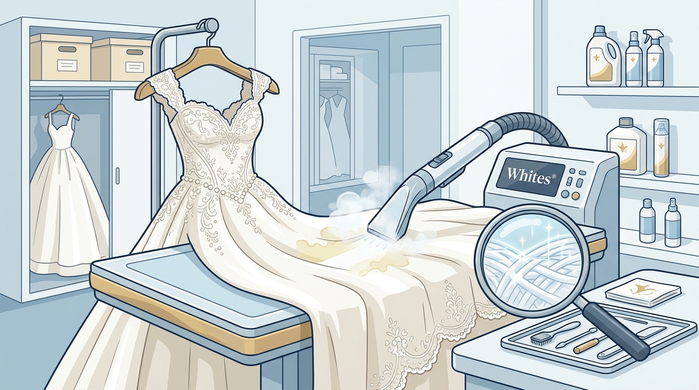 Professional Wedding Dress Cleaning in Dubai | Whites®