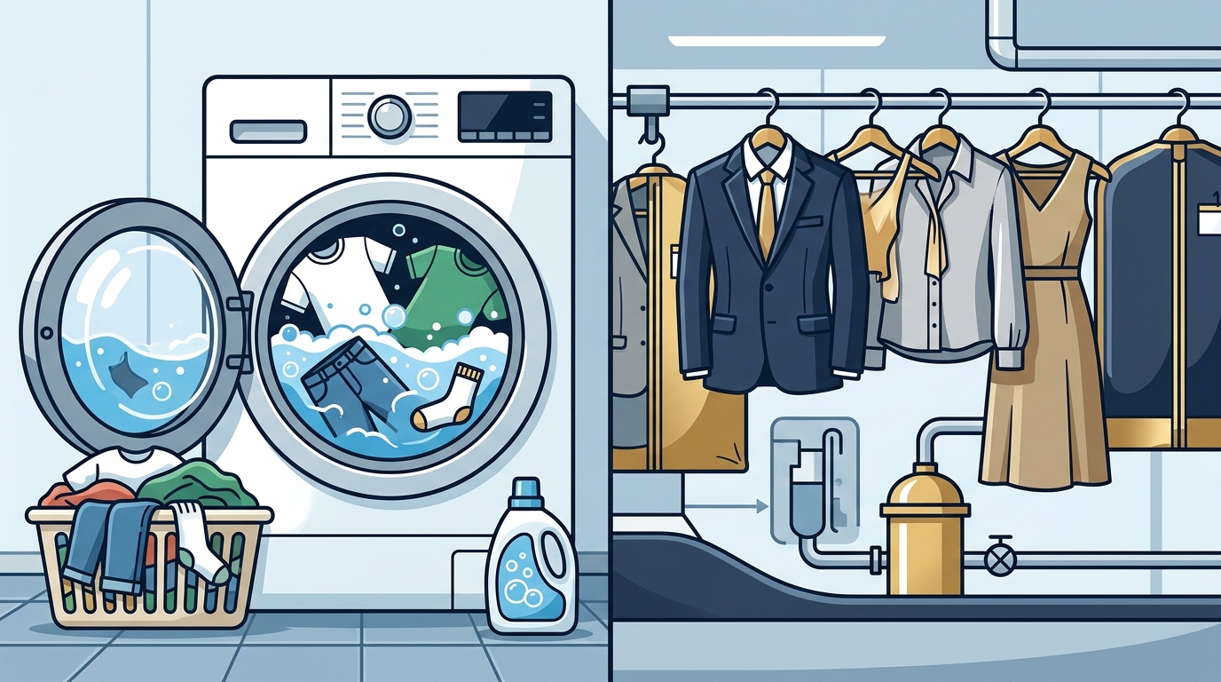 Standard Laundry vs. Professional Dry Cleaning: Key Differences