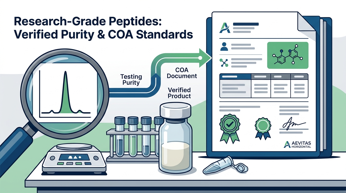 Research-Grade Peptides: Verified Purity & COA Standards