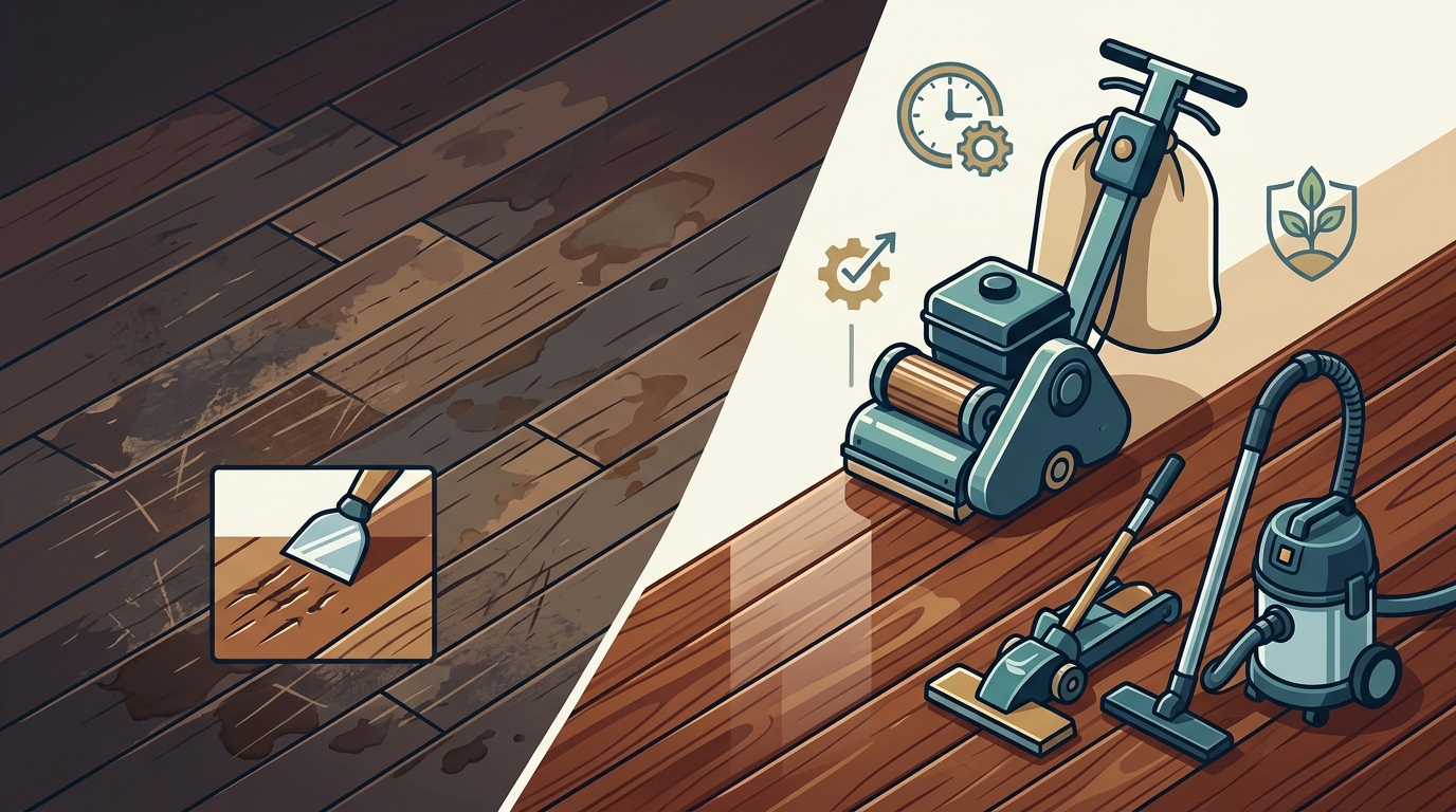 Benefits of Professional Hardwood Floor Sanding & Refinishing